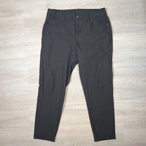 Lululemon Mens ABC 5 Pocket Pants 30x25 Black Chino Performance Warpstreme Golf